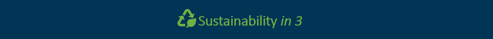 Sustainability in 3 Banner image dark blue 2